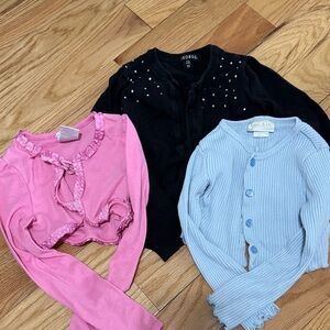 George Black, Pink, and Blue Kids Cardigans